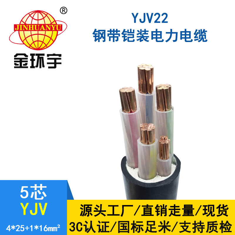 金環(huán)宇電纜yjv 4*25+1*16平