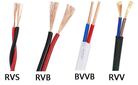 RVS與RVB、BVVB、<a href='http://www.qmobaile.com/rvvdianxian/' target='_blank'><u>RVV電線</u></a>